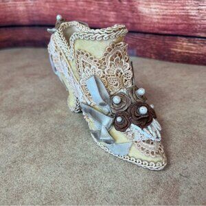 Wayne M. Kleski Vintage Victorian Katherine's Collection Decorative Shoe